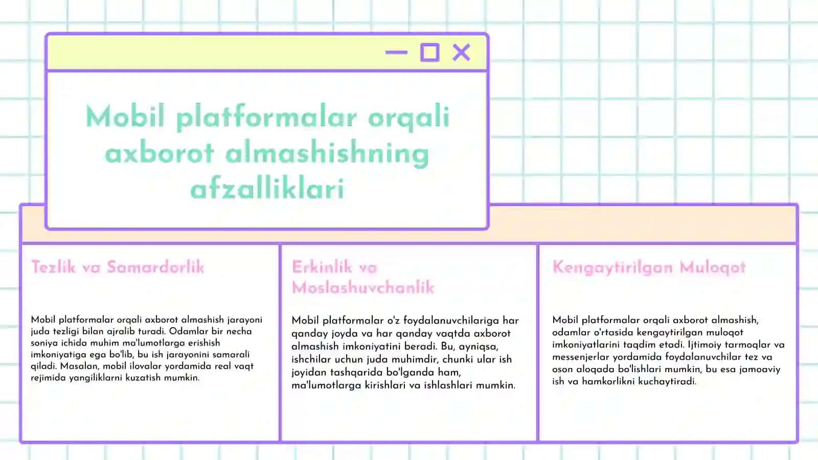 Iqtisodiy axborot tizimlarda mobil platformalar texnologiyasining o'rni va ahamiyati 4