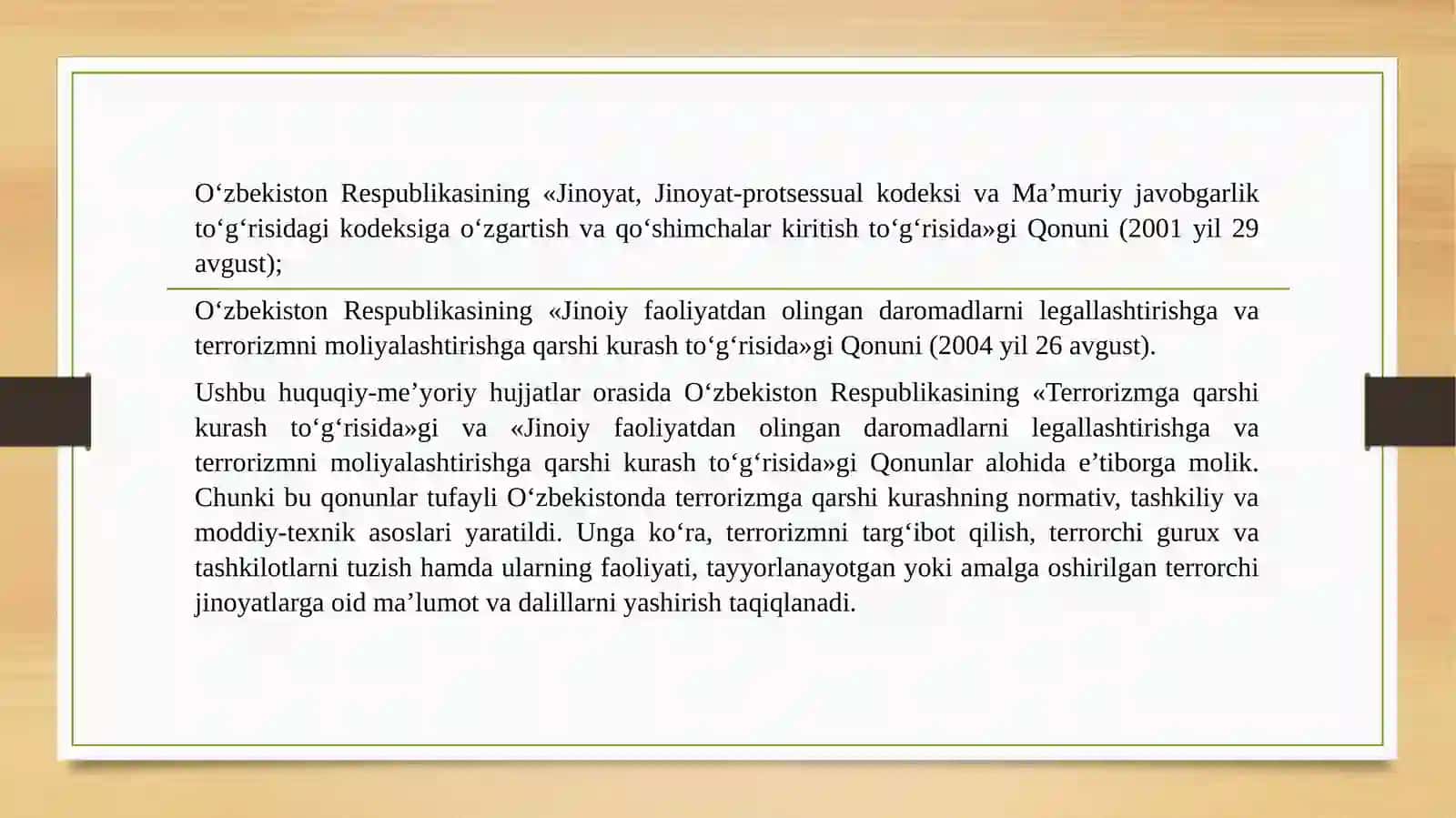 Oʻzbekistonningterrarizma qarshi kurashtajribasi 4