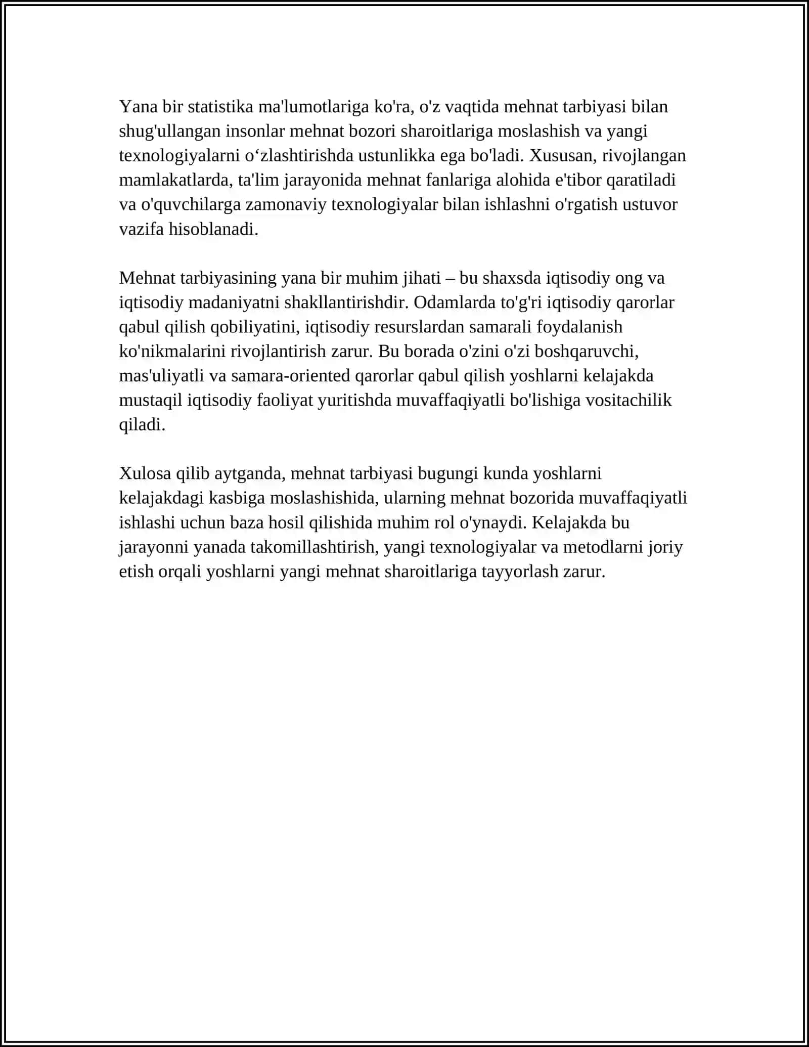MEHNAT TARBIYASIDA XALQ OG'ZAKI IJODINING O'RNI 4