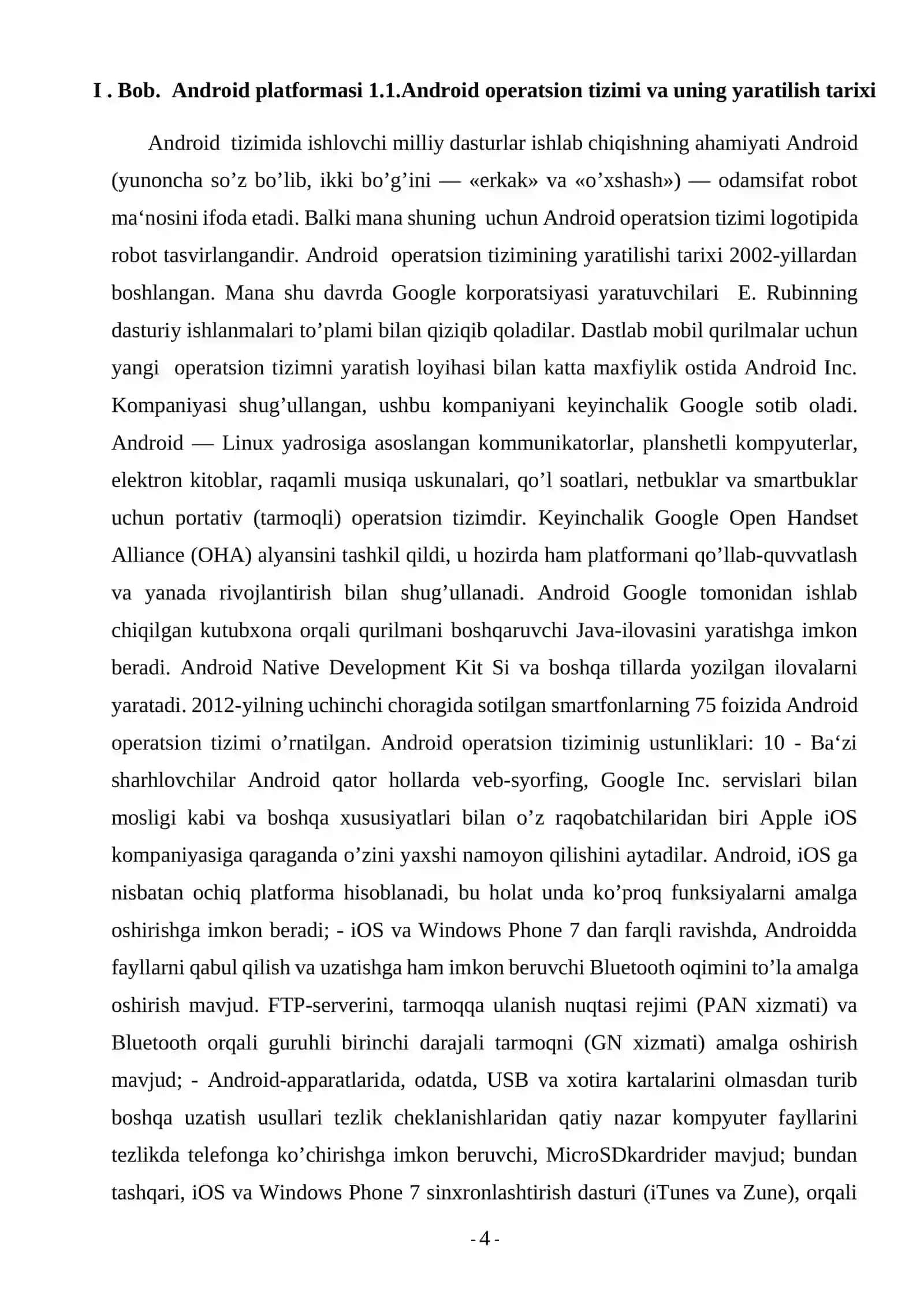 AKT sohasiga oid Ruscha-O’zbekcha-Inglizcha lug’at dasturiy ta’minoti 4
