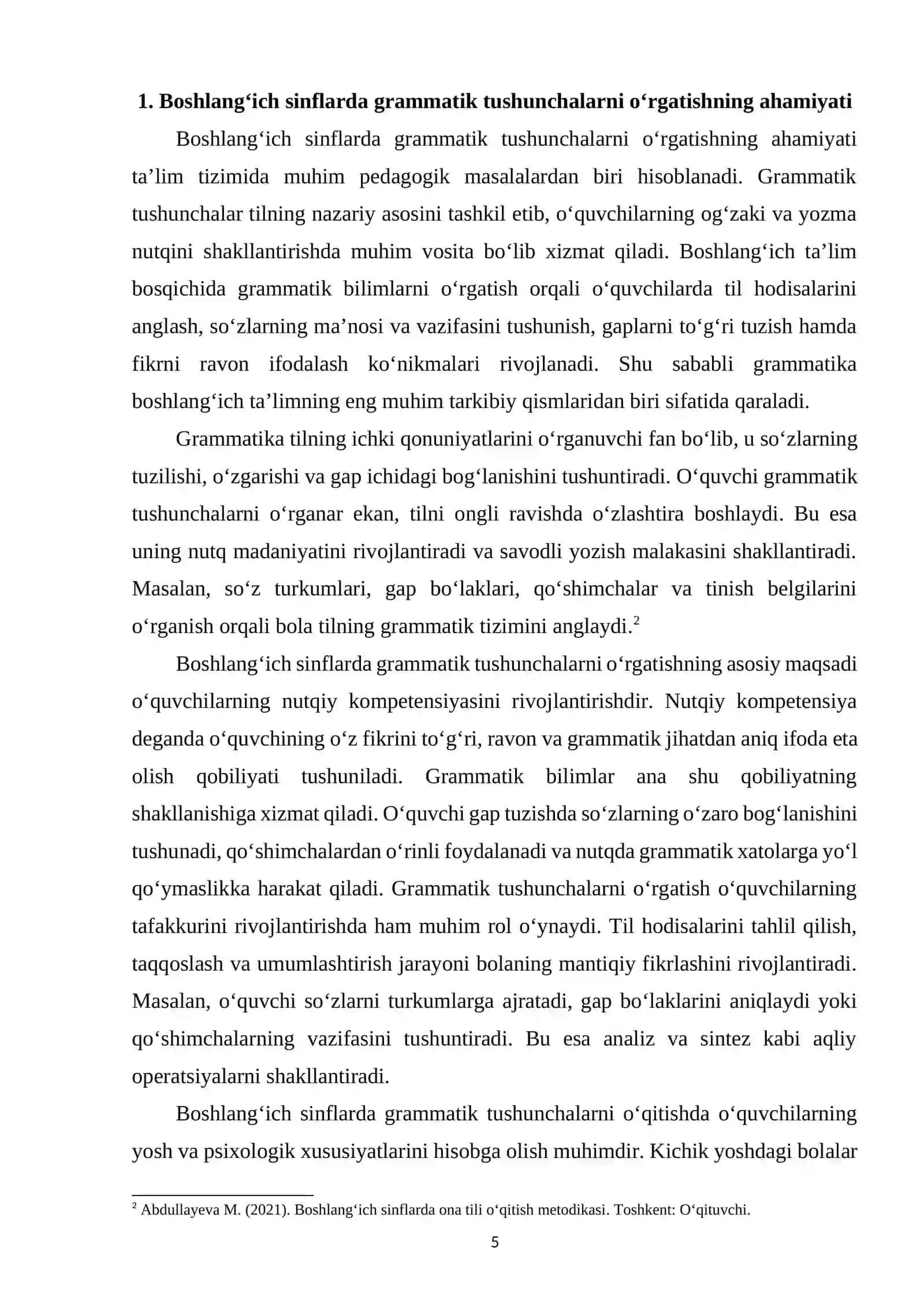 Boshlang‘ich sinflarda “Ot” mavzusini o‘rgatish metodikasi 4