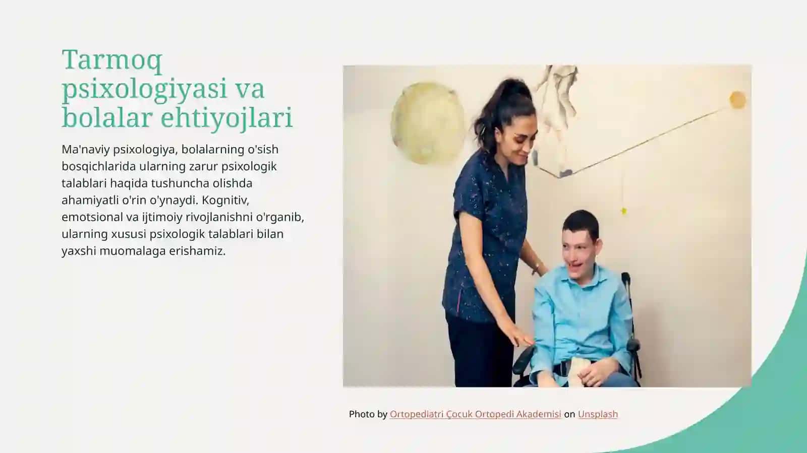 Bolalar uchun namunalar e'lag'apisixologiyasi 4