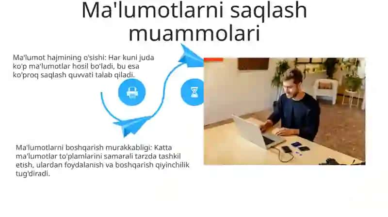 Ma'lumotlarni saqlash masalalari bilan shug‘ullanish 4