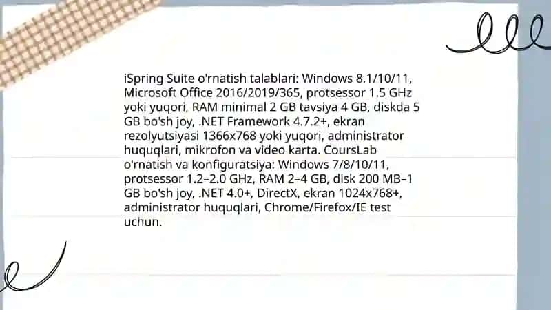 iSpring Suite, CoursLab dasturlari 4