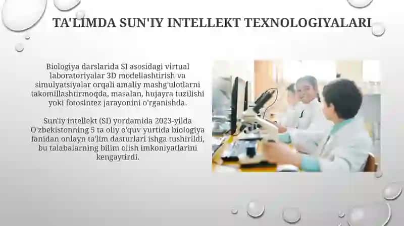 Biologiya fani óqitishda axborot va innovatsion texnologiyalaridan foydalanish 4