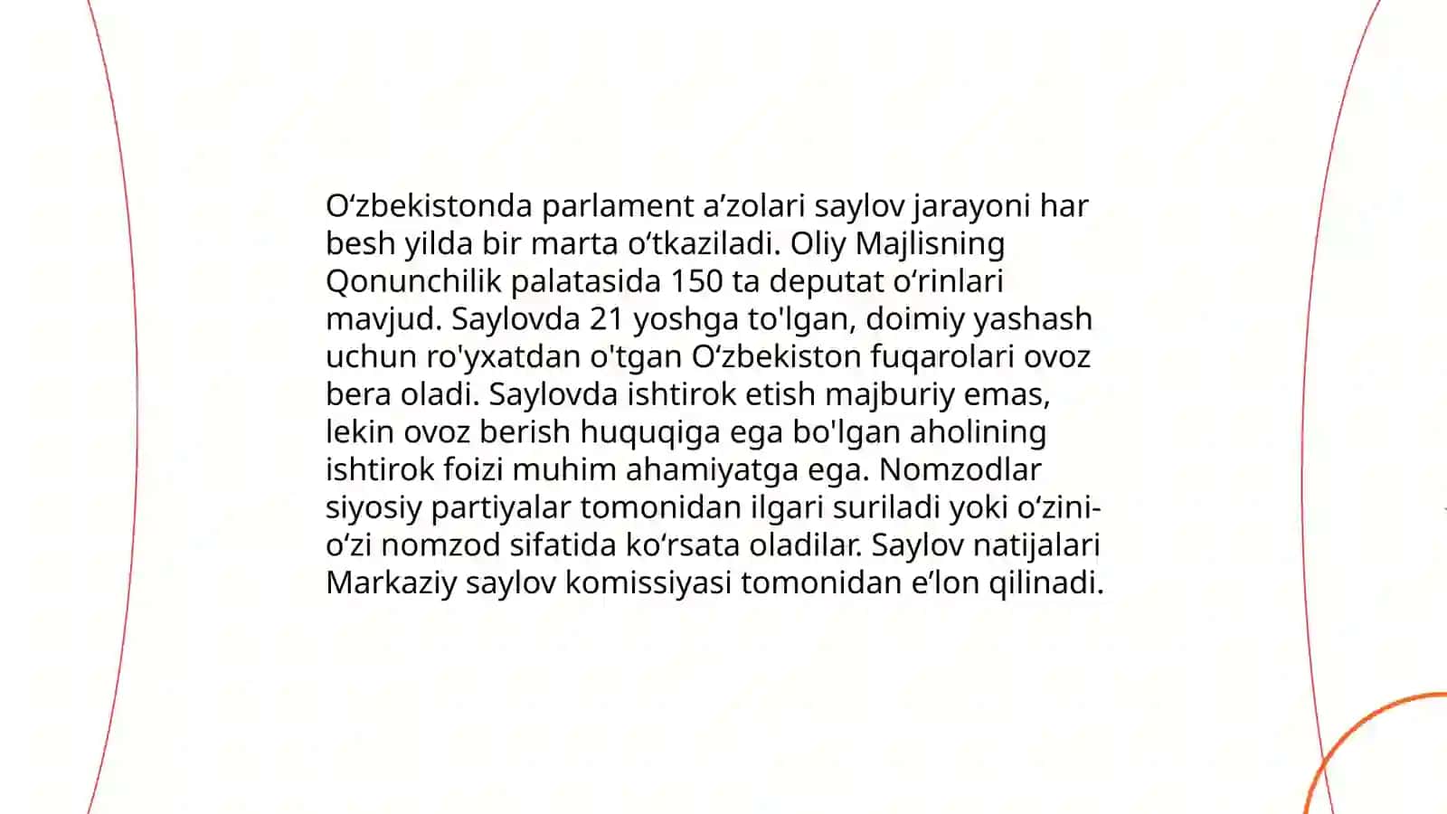 Oʻzbekiston Respublikasi Oliy Majlisining faoliyati. Ikki palatali parlament 4