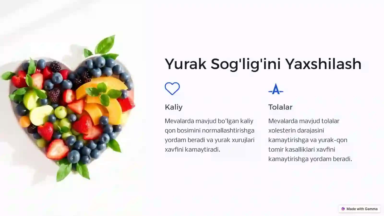 Mevalarning Shifobaxsh Xususiyatlari 4