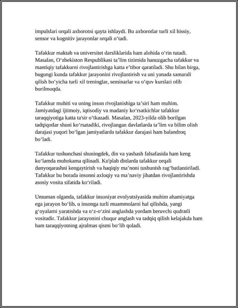 TAFAKKUR BORASIDAGI PSIXOLOGIK NAZARIYALAR 4