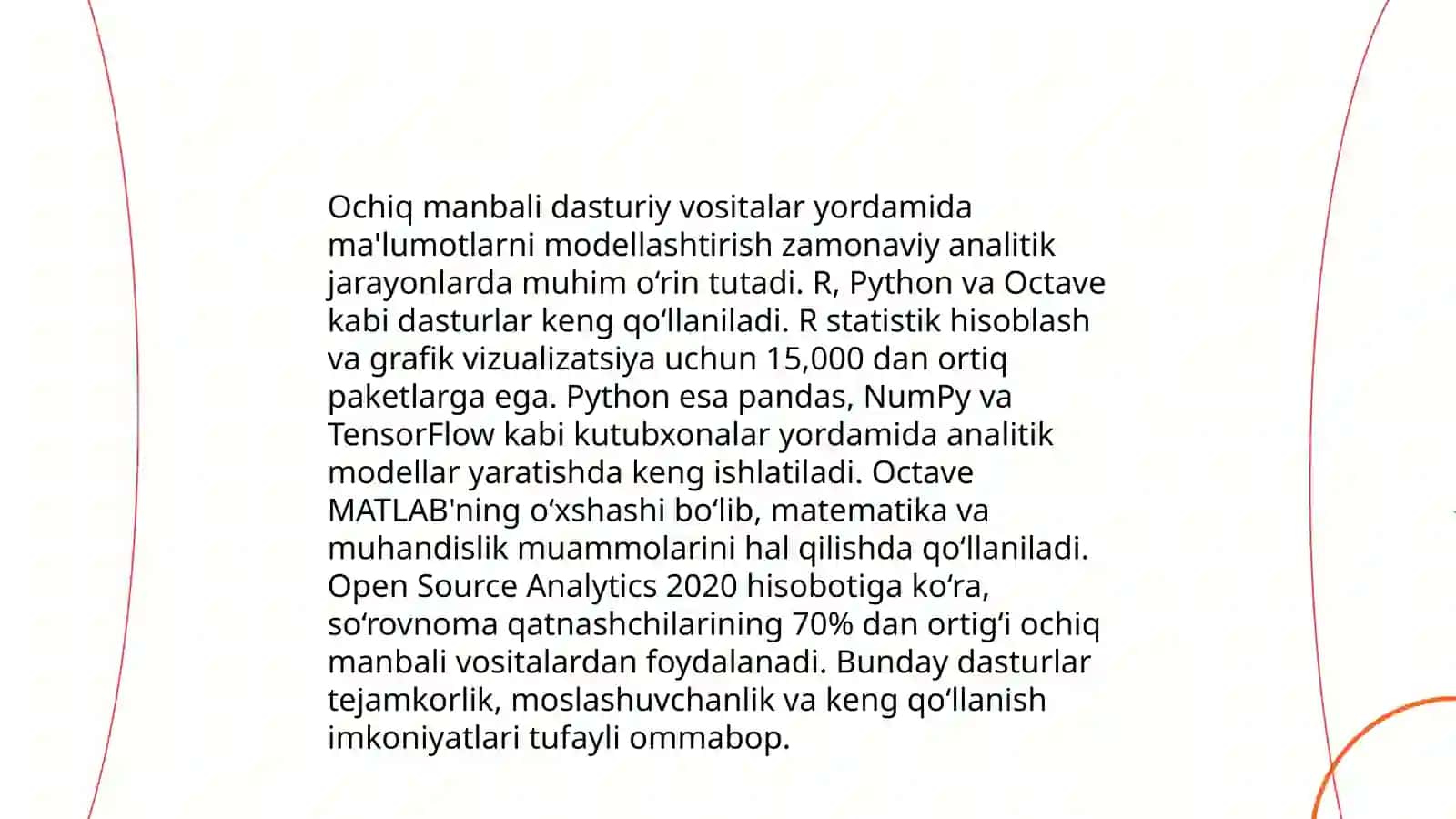 Ochiq manbali o‘quv tanlanmalar tahlili 4