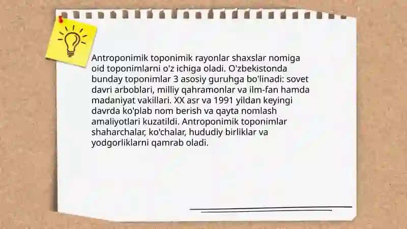 O'zbekistonning toponimik rayonlari 4