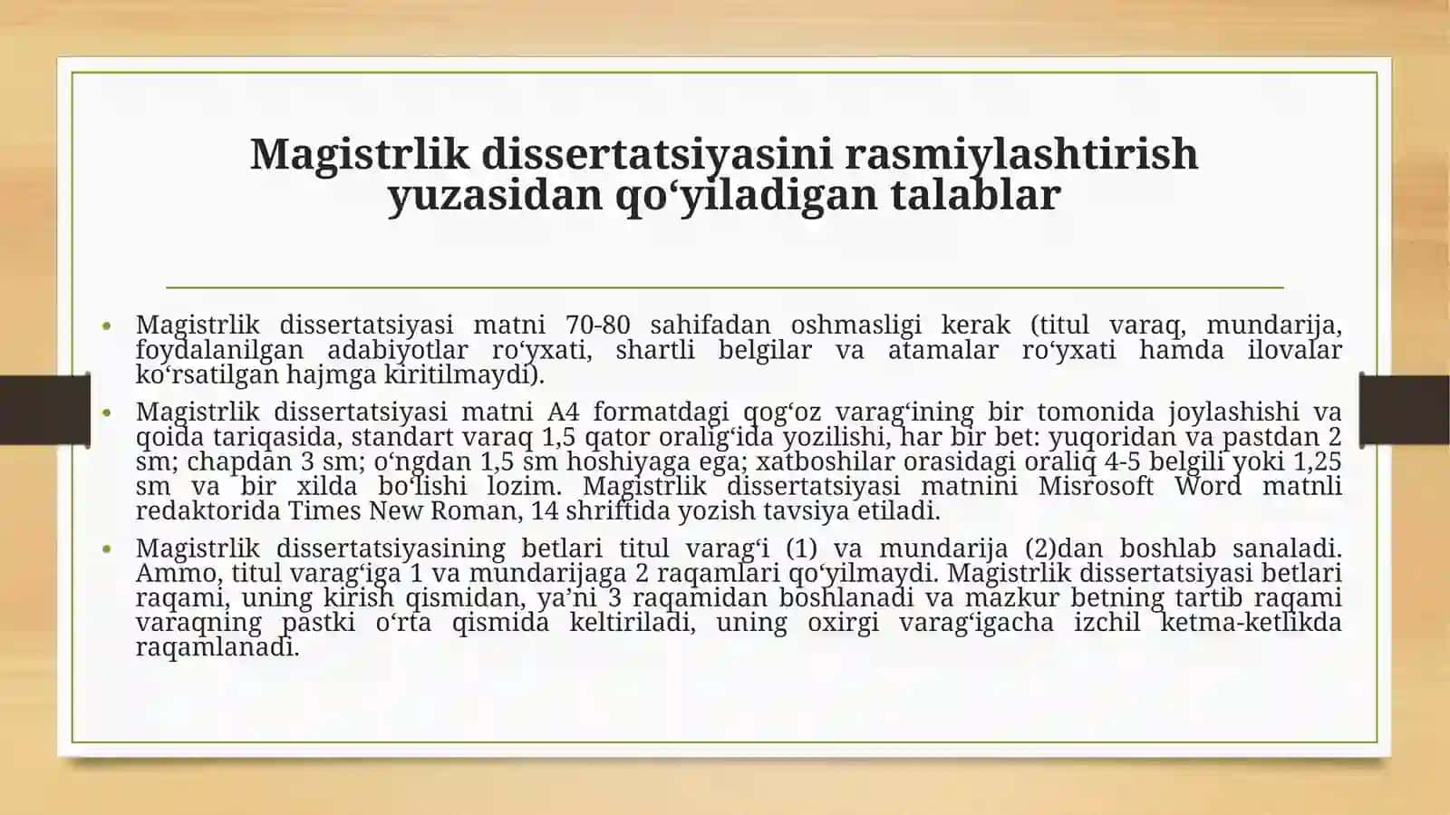 Mavluz:Ilmiytadqiqotishlarini olib bоrish,uningnatijalarinirasmiylashtirishvahayotgаtаtbiqetish 4
