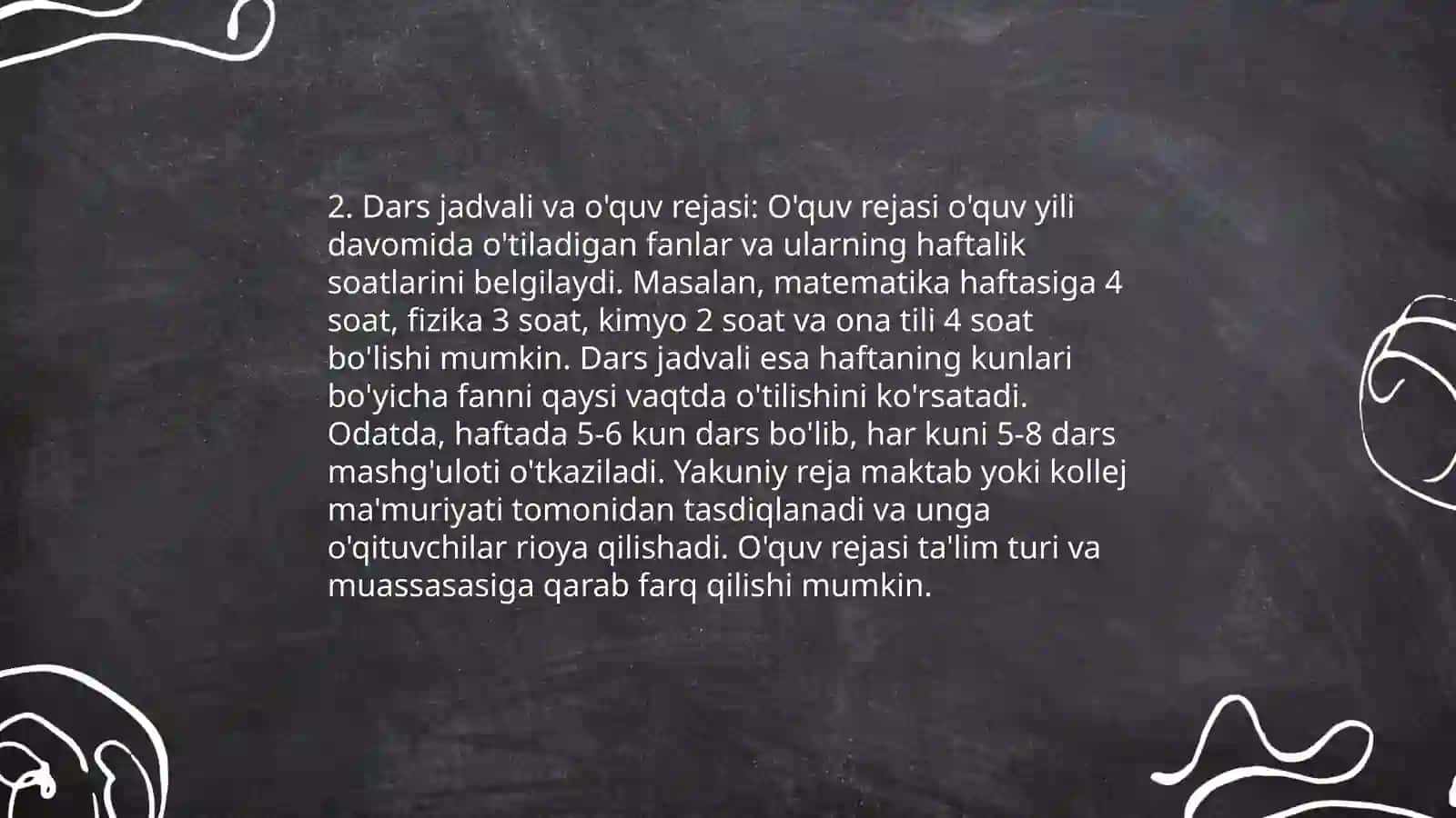 Professor o'qituvchining shaxsiy ish rejasini tuzish 4