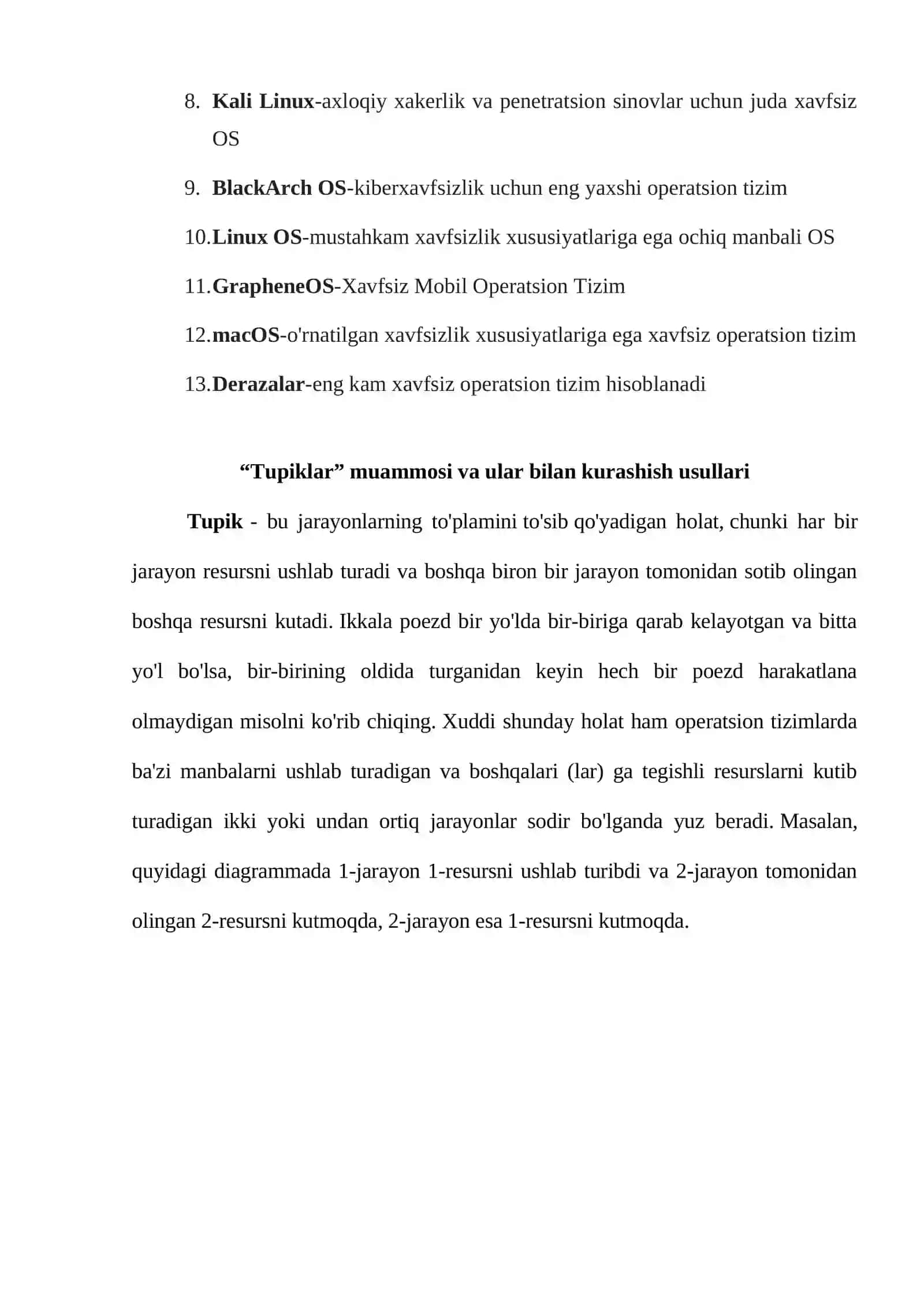 Operatsion tizimlar xavfsizlik kategoriyalari 4