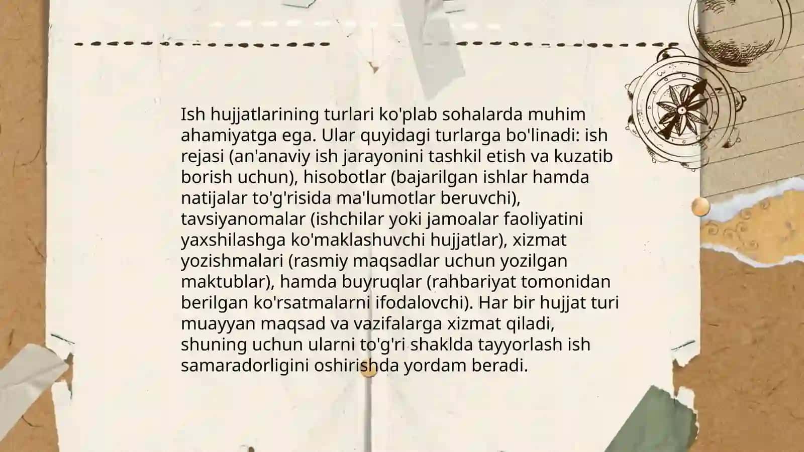 Ish hujjatlari va ularga qoʻyiladigan asosiy talablar 4