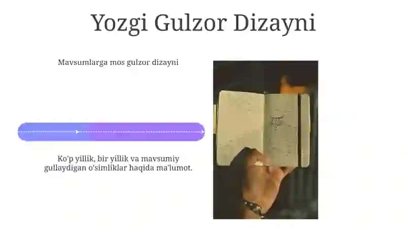 Mavsumiy Gulzor Dizayni 4
