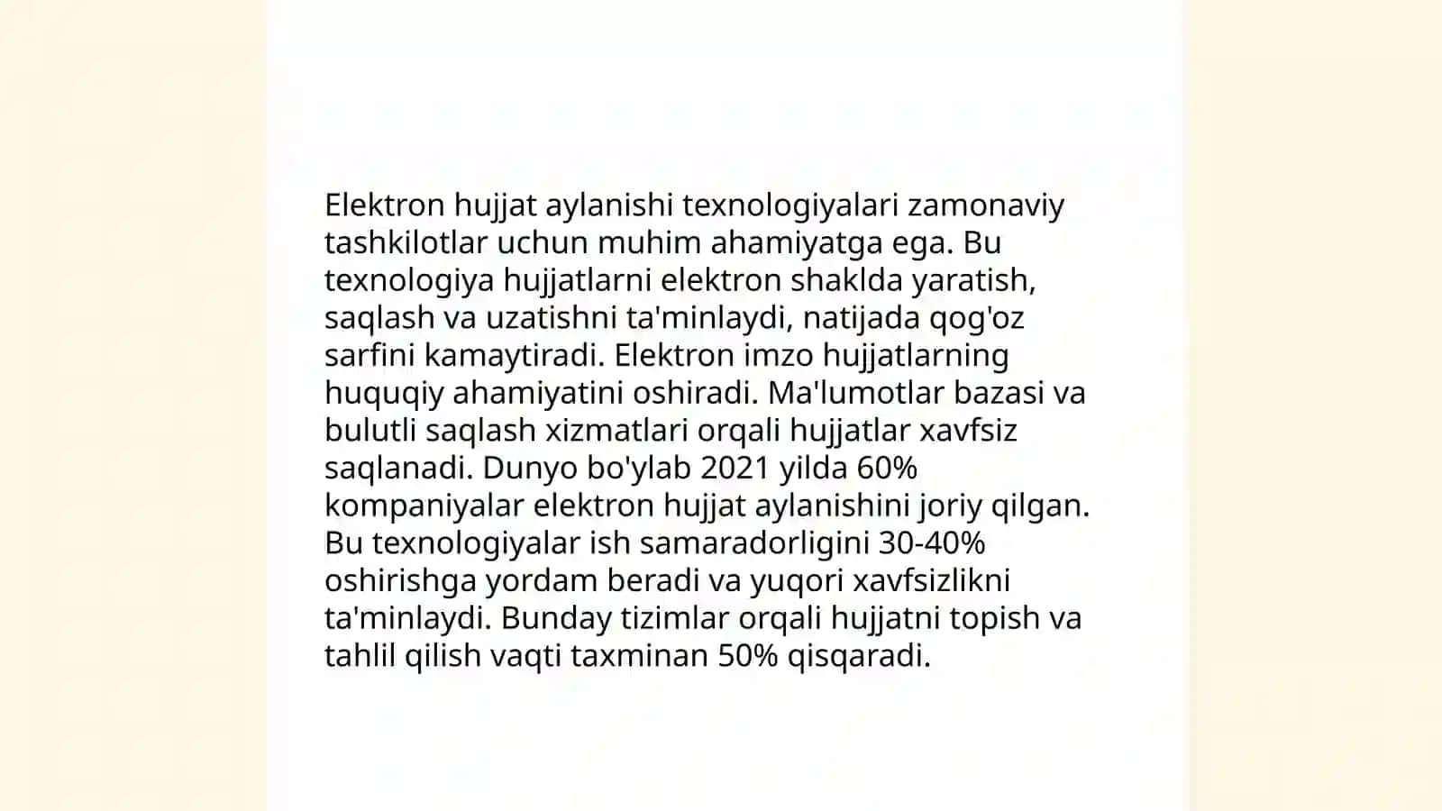 Korxona va muassasalarda ish yuritishni tashkil etish va uning texnologiyalari 4