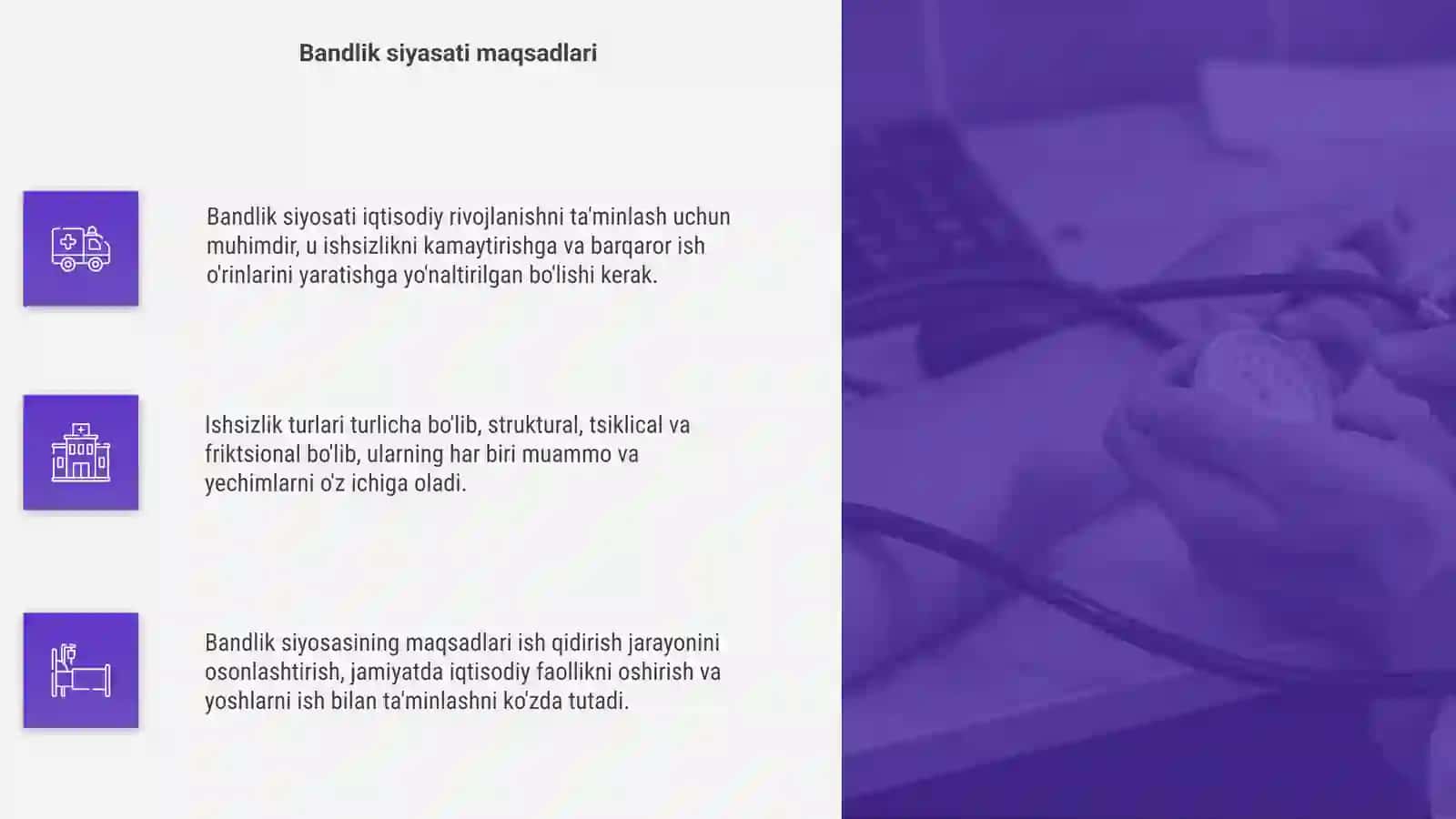 Bandlik siyosati va ishsizlik turlari 4