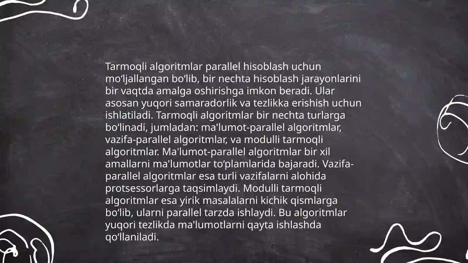 Tarmoqli algoritm 4