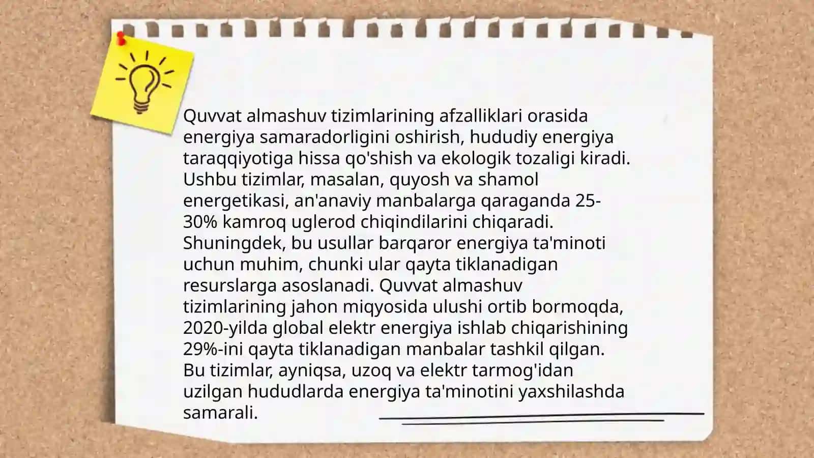 Quvvat almashunuvi va quvvatga bo‘lgan extiyot 4