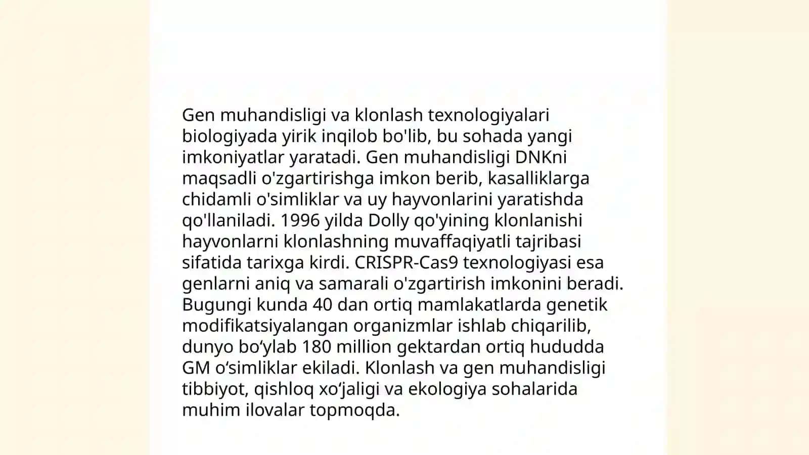 Mikroorganizmlar yordamida transgen oqsillar olish texnologiyalari 4