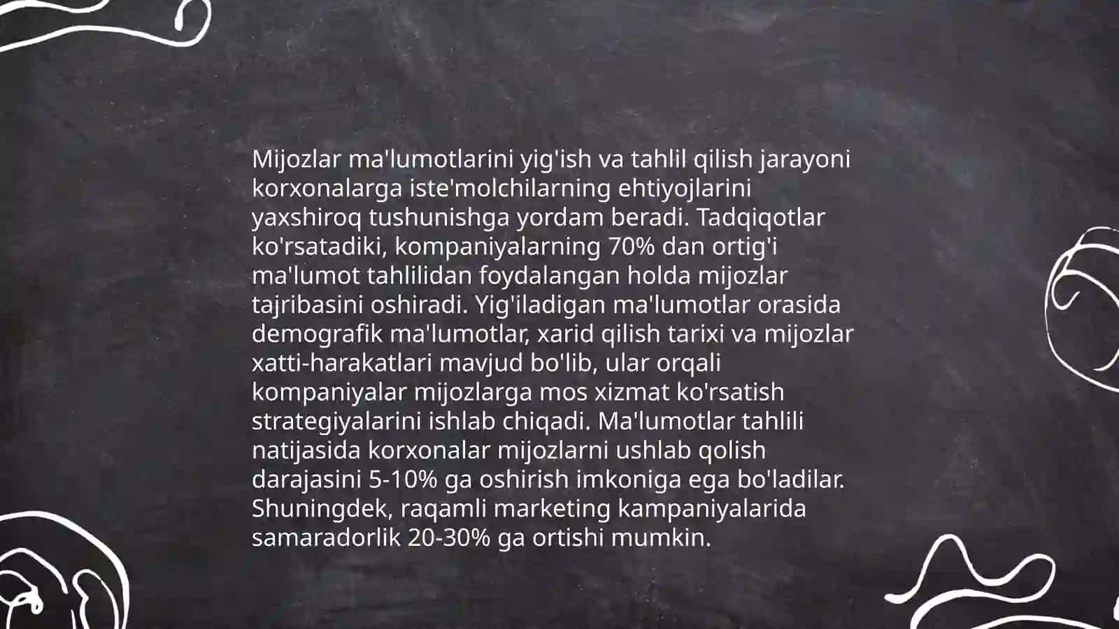 Raqamli marketingda ma'lumotlar bazasining roli 4