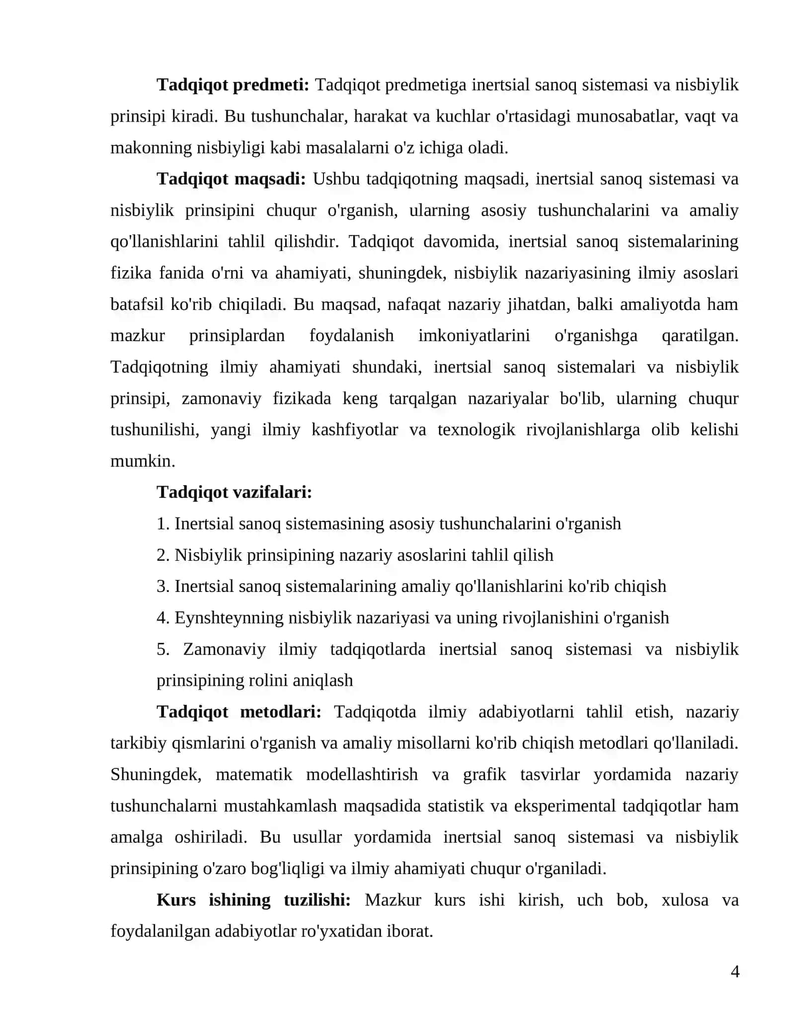 Inertsial sanoq sistemasi va nisbiylik prinsipi 4