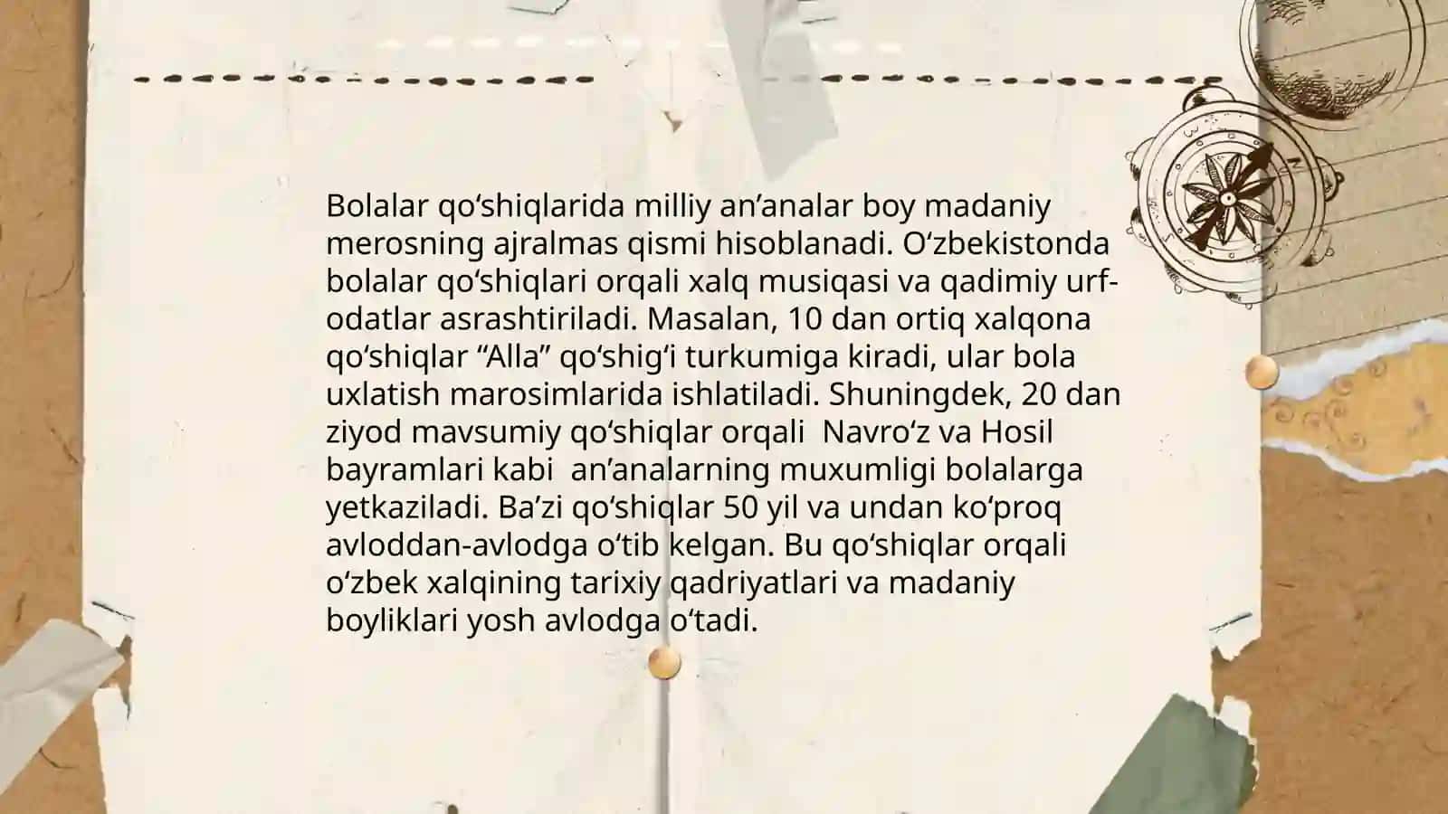 Bolalar qóshiqlari 5-7 4