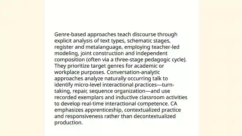 Discourse in language learning and teaching 4