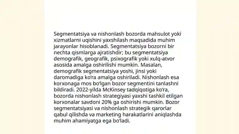 Mijozlar ehtiyojlarini o'rganish usullari 4