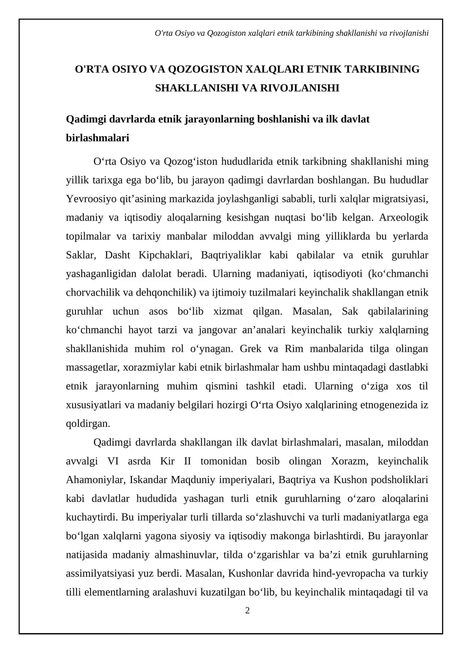 O'rta Osiyo va Qozogiston xalqlari etnalogiyasi 4