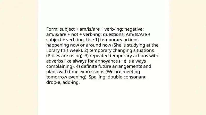 Mastering verb tenses 4