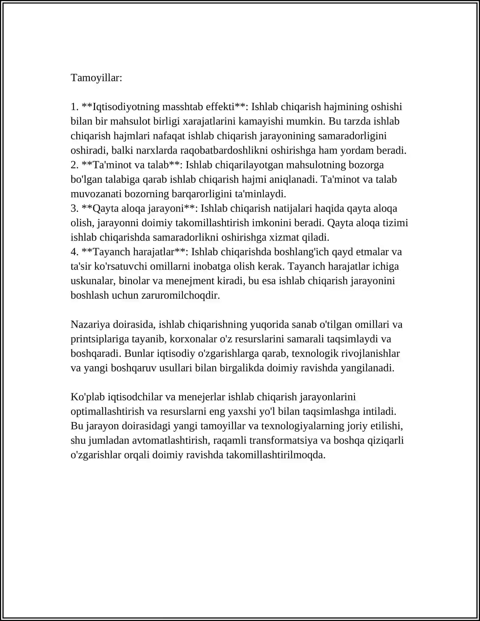 ISHLAB CHIQARISH NAZARIYASI VA UNING MODELLARI 4