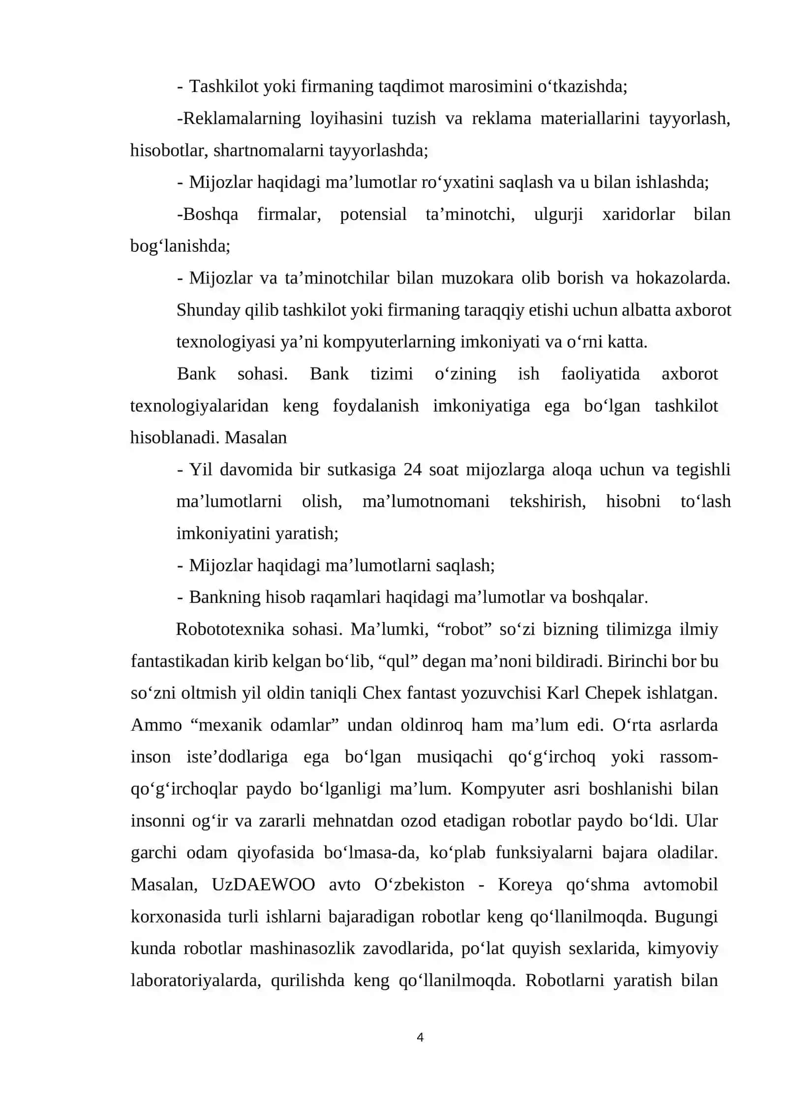 Dekanat axborot tizimi dasturiy ta’minotini yaratish 4