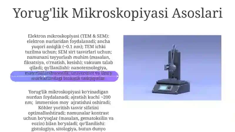 Zamonaviy mikroskoplar 4