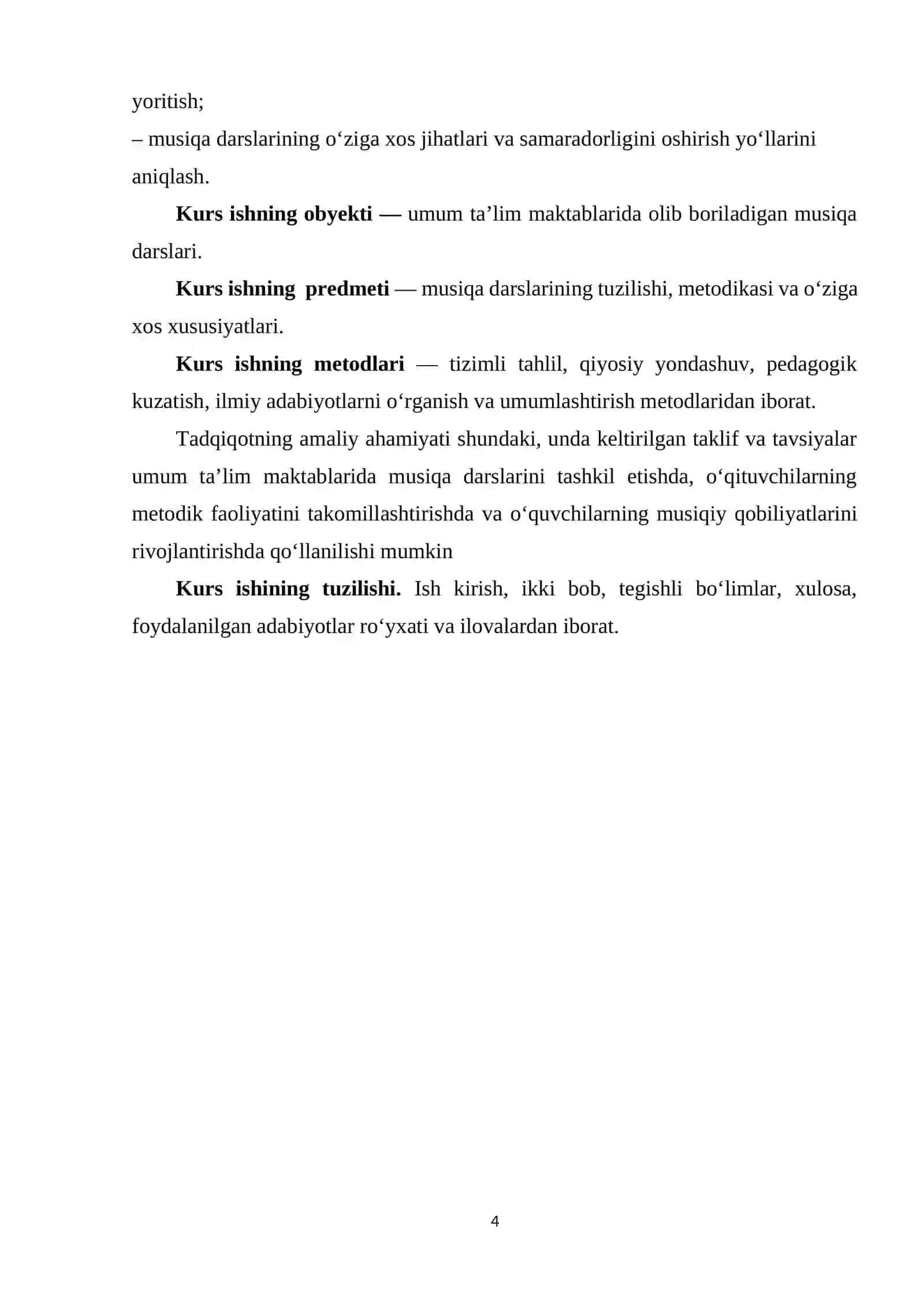 Umum ta’lim maktablarida musiqa darslarining tuzilishi va o’ziga xosligi 4