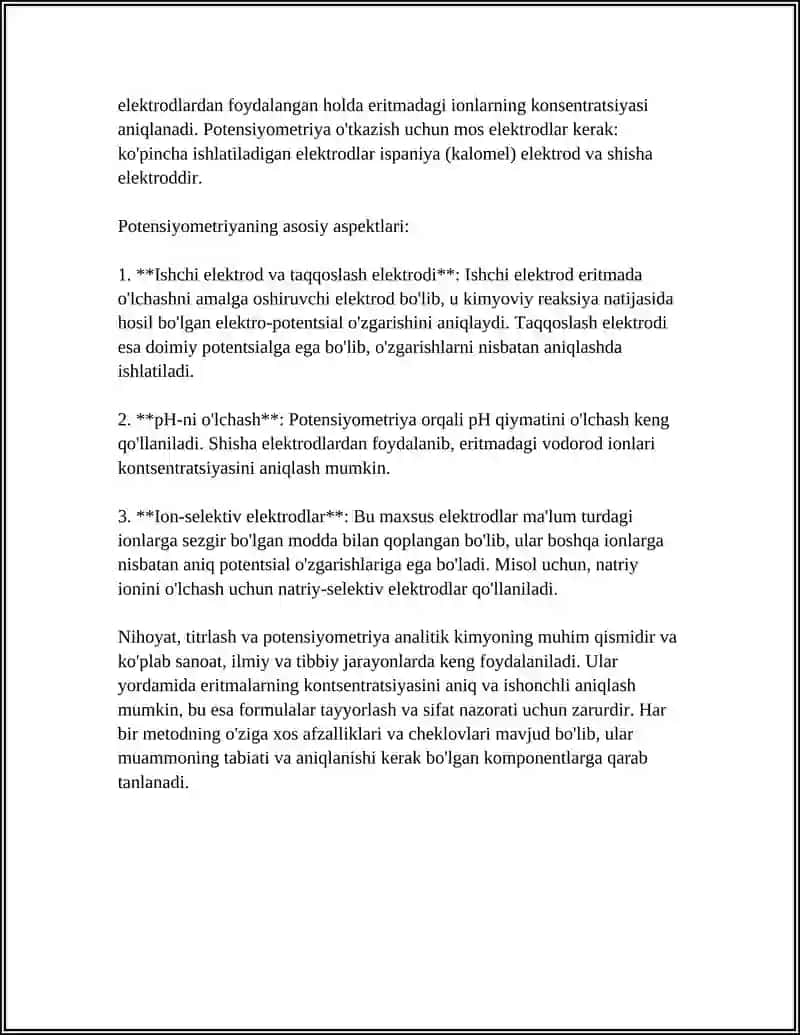 ANALITIK, FIZKOLLOID VA BIOORGANIK KIMYO 4