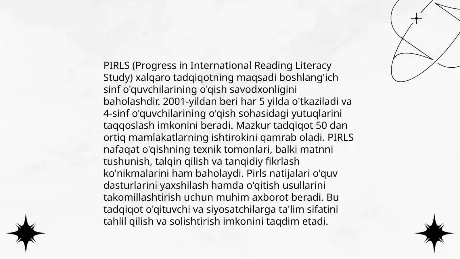 PIRLS haqida malumot 4
