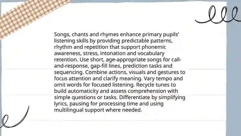 Methods of teaching receptive skills at the primary school 4