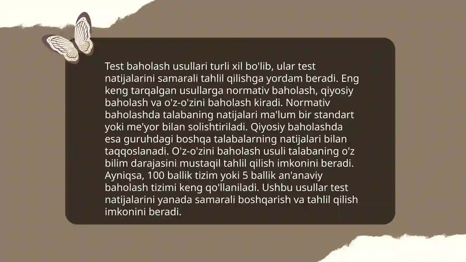 Ta'lim tizimida baholash dasturlari va uni amalda qo'llash usullari 4