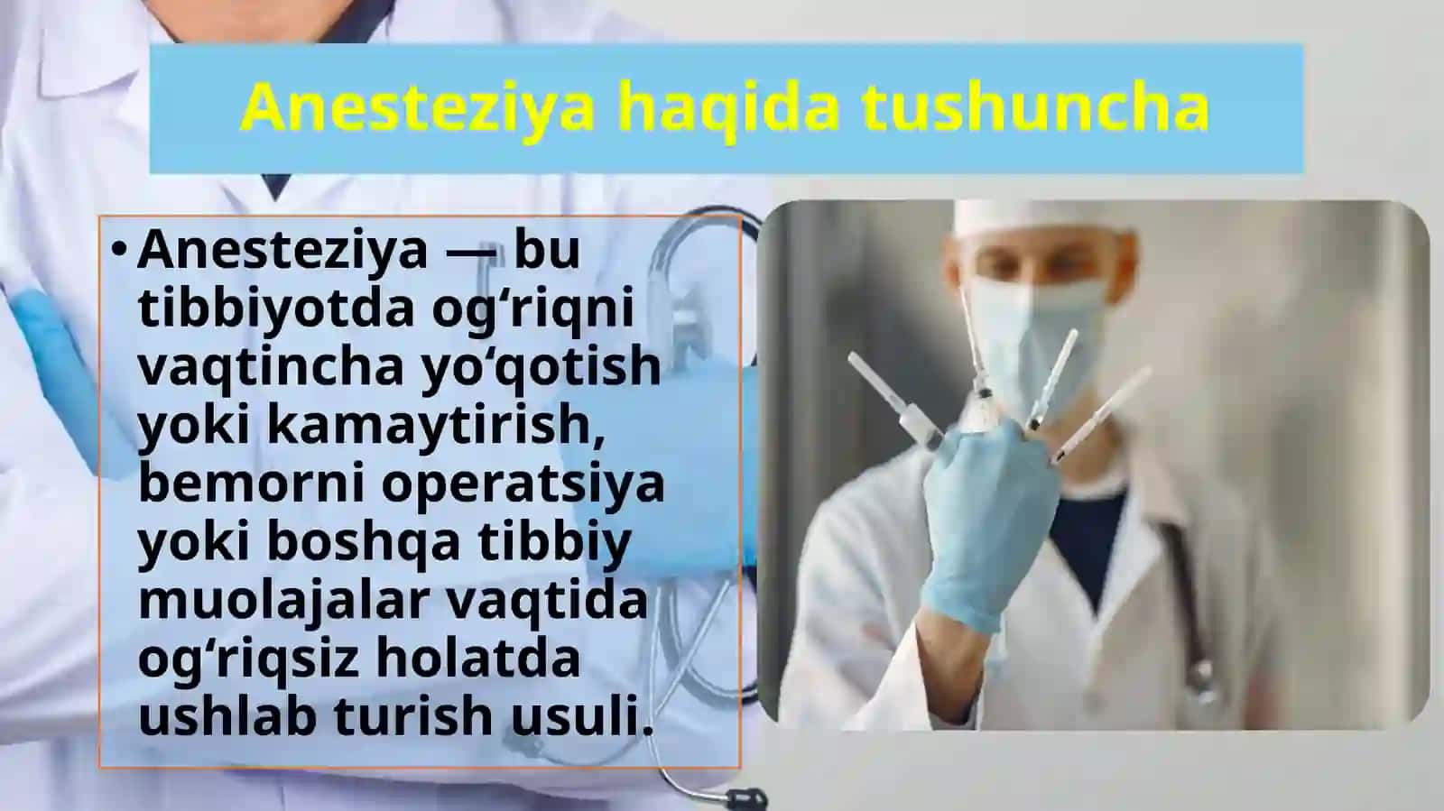 Og'riqsizlantirish asoslari 4