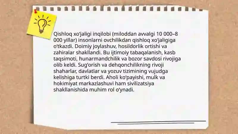 Dastlabki sivilizatsiyalarning shakllanishi 4