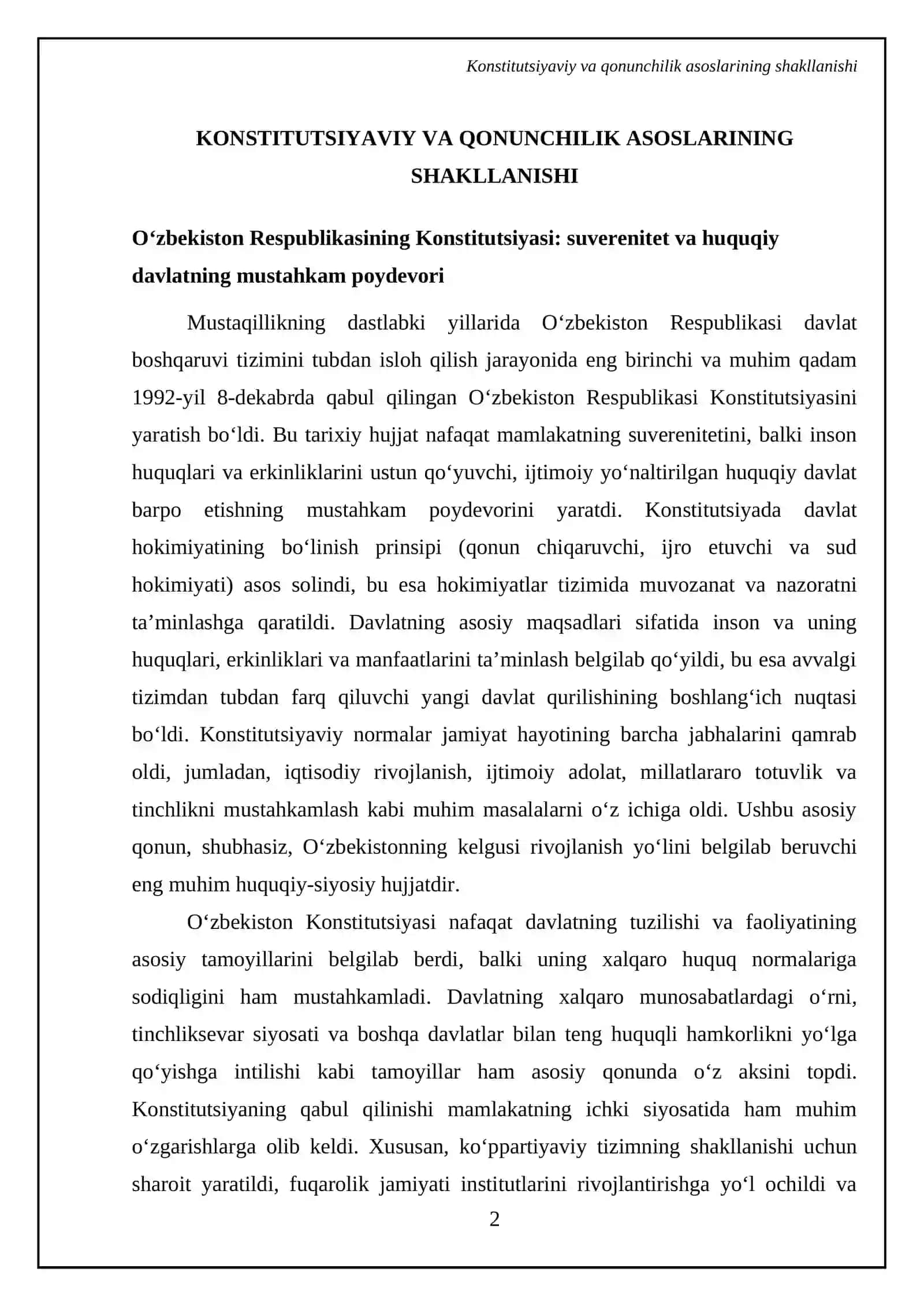Mustaqillik yillarida davlat boshqaruvi tizimida amalga oshirilgan islohotlar 4