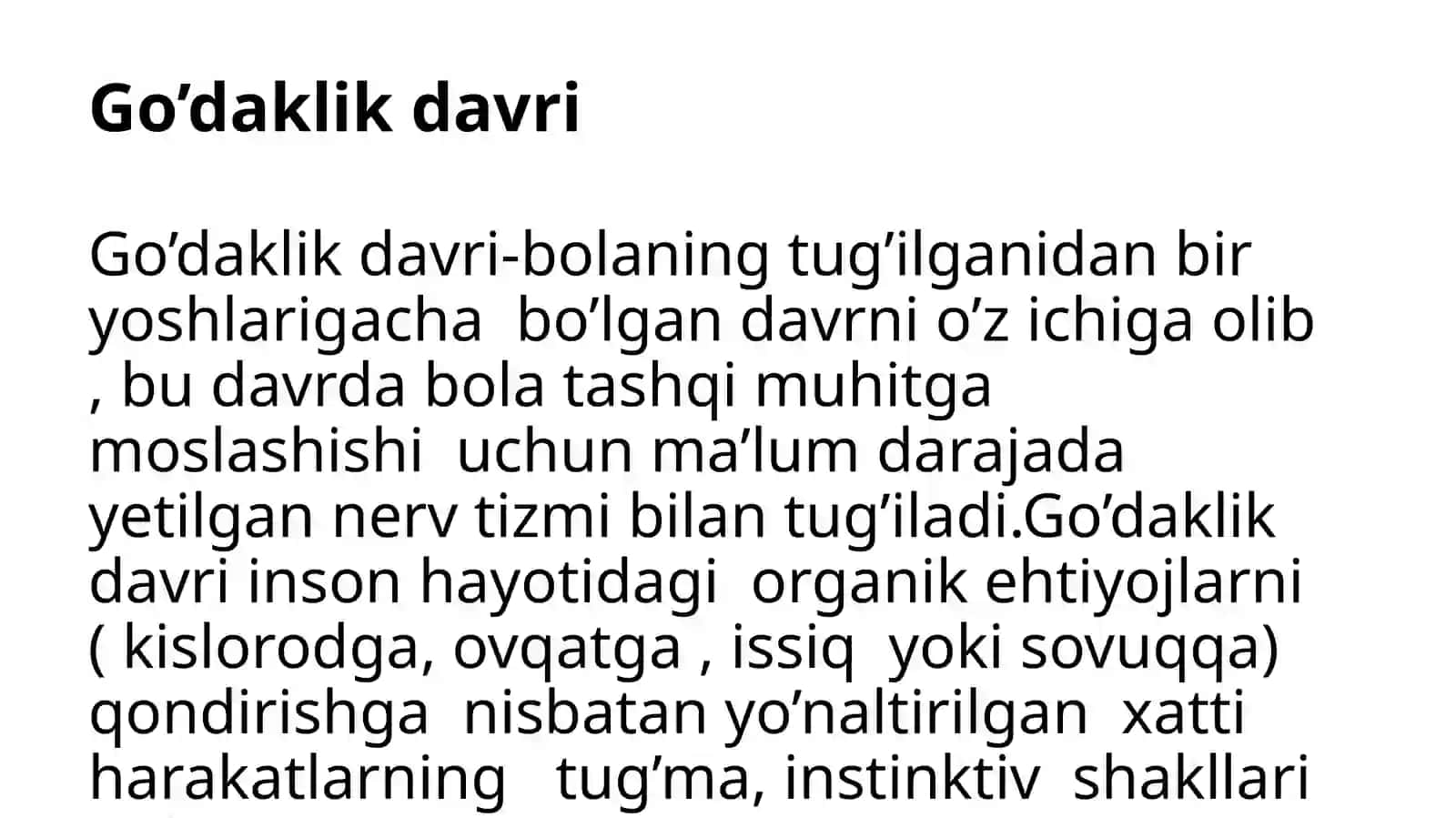 Ontogenezning ilk bosqichlarida psixik rivojlanish xususiyatlari 4