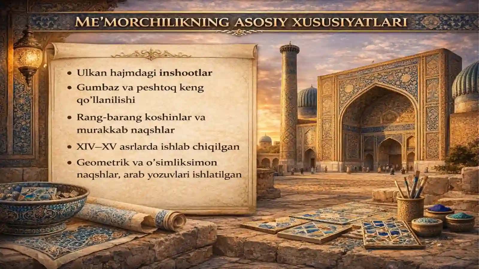 Temuriylar davri me'morchiligi 4