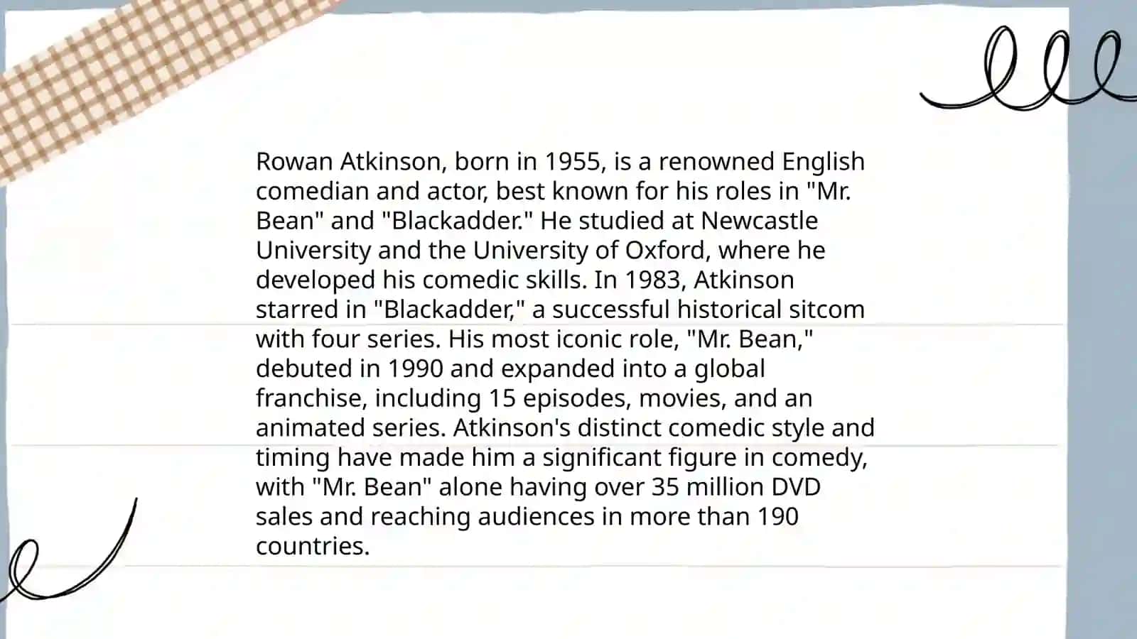 Early Life and Education of Rowan Atkinson 4