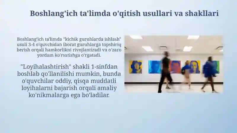 Boshlang'ich ta'lim didaktikasining maqsad va vazifalari 4