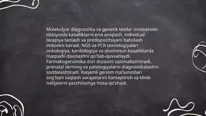 Innavatsion tibbiyotda diagnostika usullari va ularning ahamyati 4