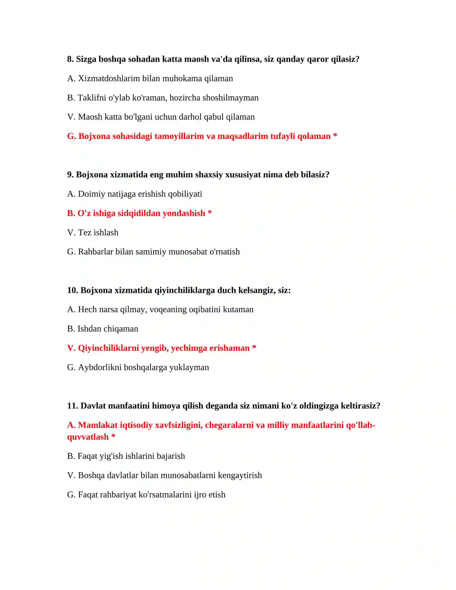 Bojxona akademiyasi imtihoniga tayyorgarlik 4