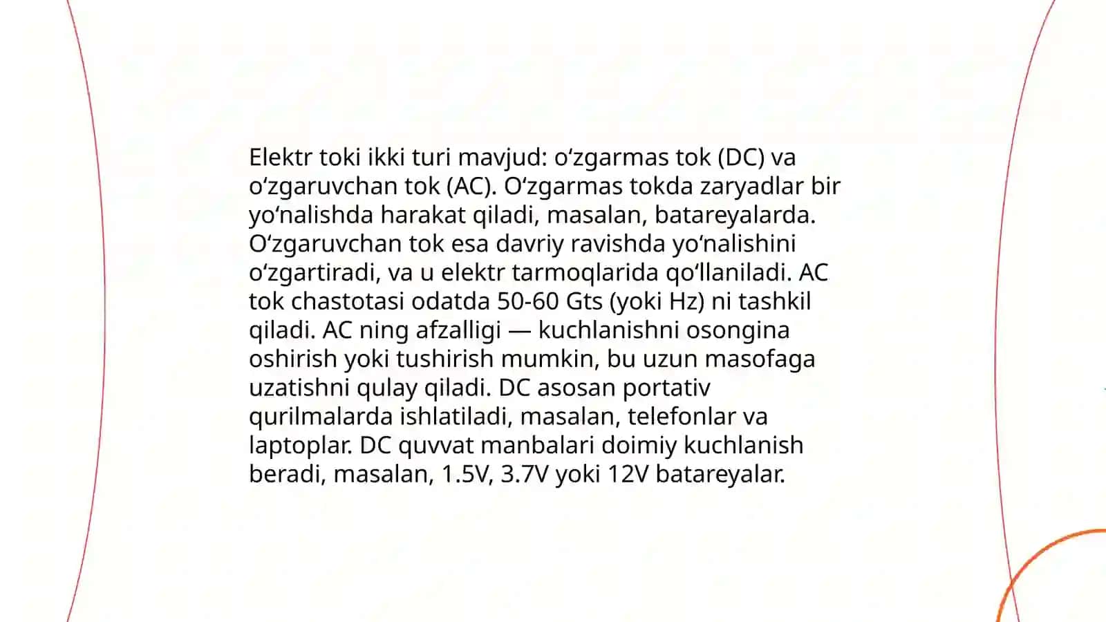 Elektr tokining inson organizmiga fiziologik ta’siri 4