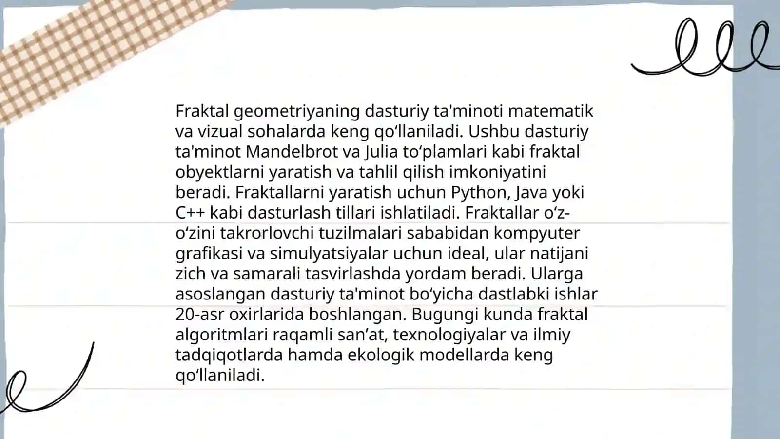 Fraktal grafika dasturiy vositalari 4